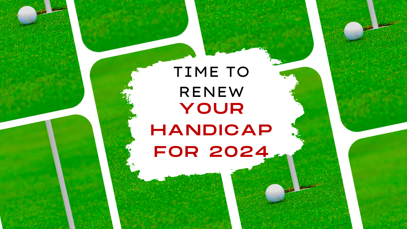 TIME TO RENEW YOUR HANDICAP FOR 2024 Fred Smith Company Sports Club   Newsletter Image 14 